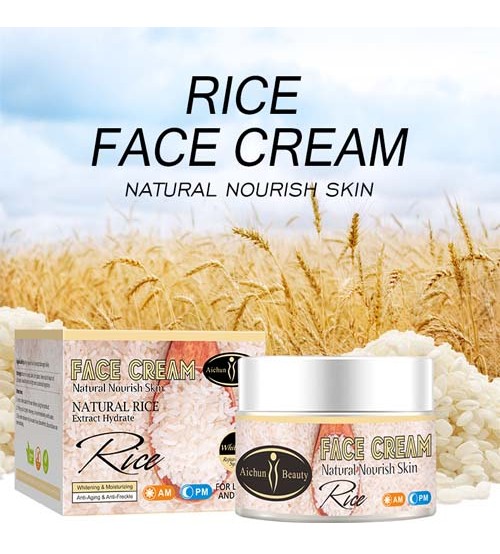Aichun Beauty Moisturizing Anti Aging Anti Freckle Rice Face Cream 50ml